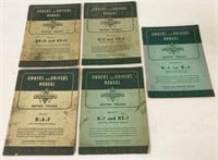 lot of 5 IH Owner's & Driver's Manuals