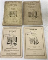 lot of 4 International Power Units Books