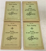 lot of 4 International Parts Catalogs