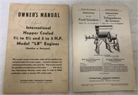 (2) International Owners Manual,Instruction Book
