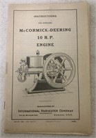 International Instructions 10 H.P. Engine