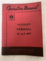 International Farmall M,MV Operators Manual