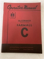 International Farmall C Operators Manual