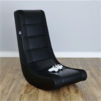 Video Rocker Gaming Chair Faux Leather Mesh