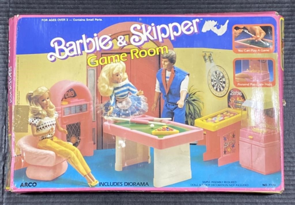 CC) Barbie & Skipper Game Room | Live and Online Auctions on 