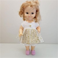 1971 Mattel 17" HI DOTTIE - White Outfit w/ Pink