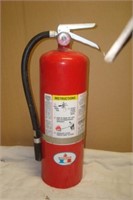 Discharged Extinguisher