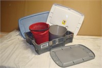 Misc Lids and Gray Tray
