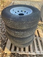 NEW Tires & Wheels, ST235-16, load range E,