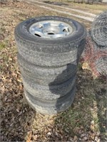 Uniroyal Tires & Alum. Wheels, 6 hole, P255/70R16,