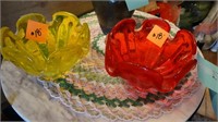 RED & YELLOW CANDY DISH