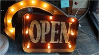 ELECTRIC OPEN SIGN