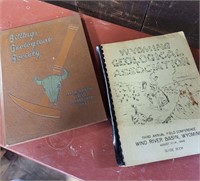 Vintage Wyoming books Geological Survey