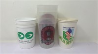 Vintage PGA Golf Plastic & Paper Cup Lot