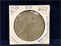 1922D Peace U.S. Silver Dollar