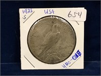 1923S Peace U.S. Silver Dollar