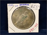 1925 Peace U.S. Silver Dollar