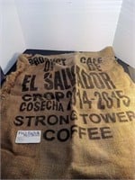BURLAP COFFEE BAG ASSORTMENT X 5