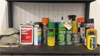 Paint Items Contents Of Shelf Only Shelving Not