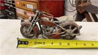 Cast Iron Motorcycle W/Sidecar
