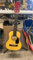 Small Acoustic Guitar Childrens W/Stand