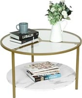 Moncot Round Coffee Table CT219-WH