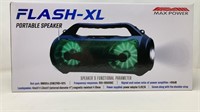 Max Power Flash-X-L Bluetooth Speaker NIB