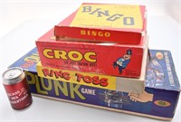 4 jeux vintages dont KerPlunk