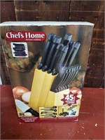 Chef's Home Delux cutlery Knife Set NIB