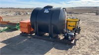 950 Gallon Water Tank On Metal Platform