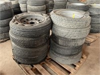 Lot of 10 Assorted Tires