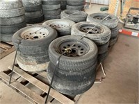 Lot of 18 Assorted Tires