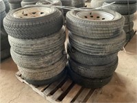 Lot of 10 Assorted Tires