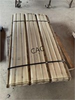 Lot of 45+/- of 6' Greenhouse Corrugated Panels