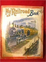 Antique 1914 Children's Book My Railroad Book