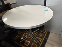 36" Round Formica Tables w/Chrome Legs
