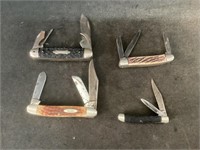 Miscellaneous Pocket Knives Including Case 6347