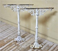 Cast Iron Painted Table Legs.