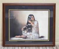 Penni Anne Cross Signed Lithograph.
