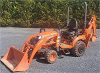 Kubota BX23S 4x4 Tractor with Loader & Backhoe