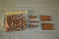 62 cartridge ammo lot:  (49) 223, (2) 22-250, (1)