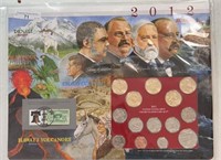 2012 UNC Set Coins and Stamps