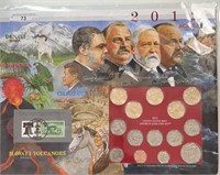 2012 UNC Set Coins and Stamps