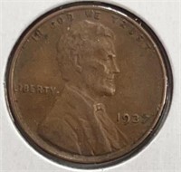 1937 Lincoln Cent EF+