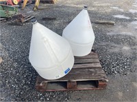 2- Ace Roto-Mold 30 Gal Poly Tanks