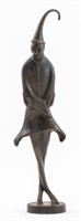 Hamspohn Art Deco Bronze Harlequin Sculpture