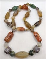 Natural Stone necklace 26 in