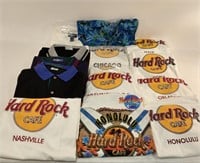 Lot of 19 Hard Rock Café T-Shirts & Polos Size XL