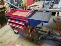 Rolling tool work cart