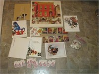 VINTAGE NORMAN ROCKWELL PRINT - STAMPS ETC.